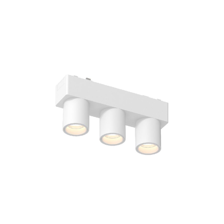 Φωτιστικό LED 6W 3CCT για Ultra-Thin μαγνητική ράγα σε λευκή απόχρωση D:12,2X2,6X5,5cm TMU0090-White